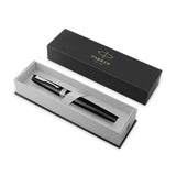 Parker Meridian Rollerball Pen Black Lacquer with Chrome Trim