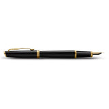 Parker Meridian Fountain Pen Matte Black Lacquer with Gold Trim