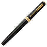 Parker Meridian Rollerball Pen Matte Black Lacquer with Gold Trim