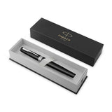 Parker Meridian Fountain Pen Matte Black Lacquer with Chrome Trim