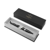 Parker Meridian Ballpoint Pen Matte Black Lacquer with Chrome Trim