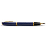 Parker Meridian Fountain Pen Blue Lacquer with Gold Trim