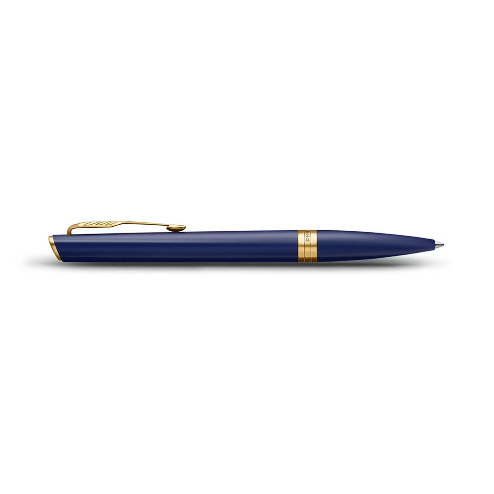 Parker Meridian Ballpoint Pen Blue Lacquer with Gold Trim