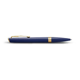 Parker Meridian Ballpoint Pen Blue Lacquer with Gold Trim