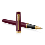 Parker Meridian Rollerball Pen Red Lacquer with Gold Trim