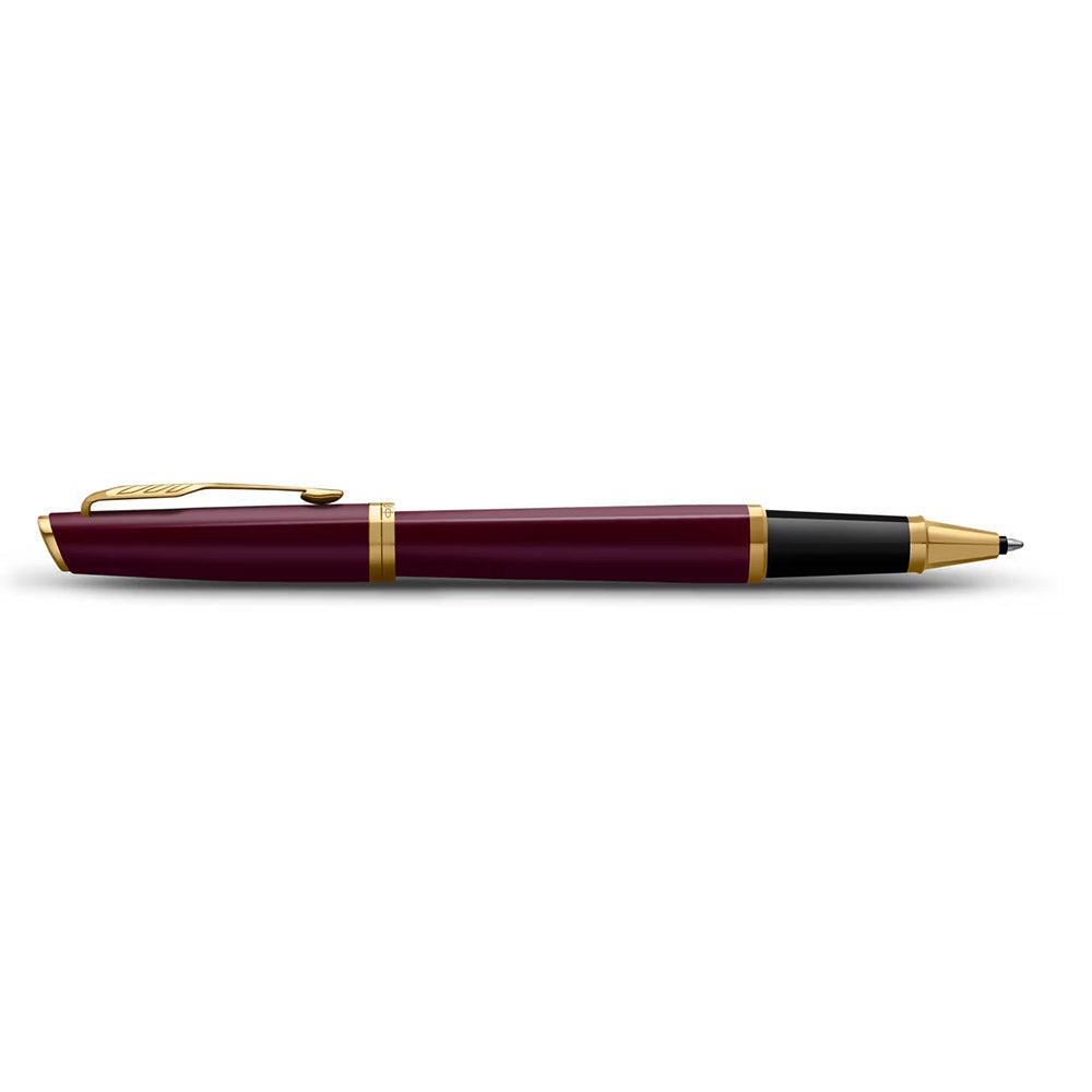 Parker Meridian Rollerball Pen Red Lacquer with Gold Trim