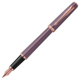Parker Meridian Fountain Pen Purple Lacquer with Rose Gold Trim