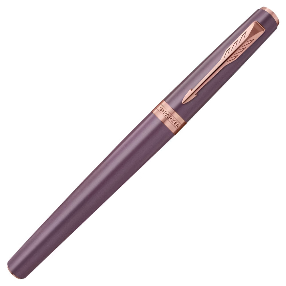 Parker Meridian Fountain Pen Purple Lacquer with Rose Gold Trim
