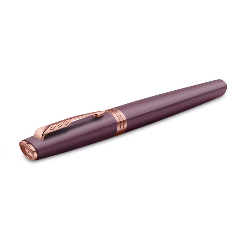 Parker Meridian Rollerball Pen Purple Lacquer with Rose Gold Trim