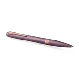 Parker Meridian Ballpoint Pen Purple Lacquer with Rose Gold Trim