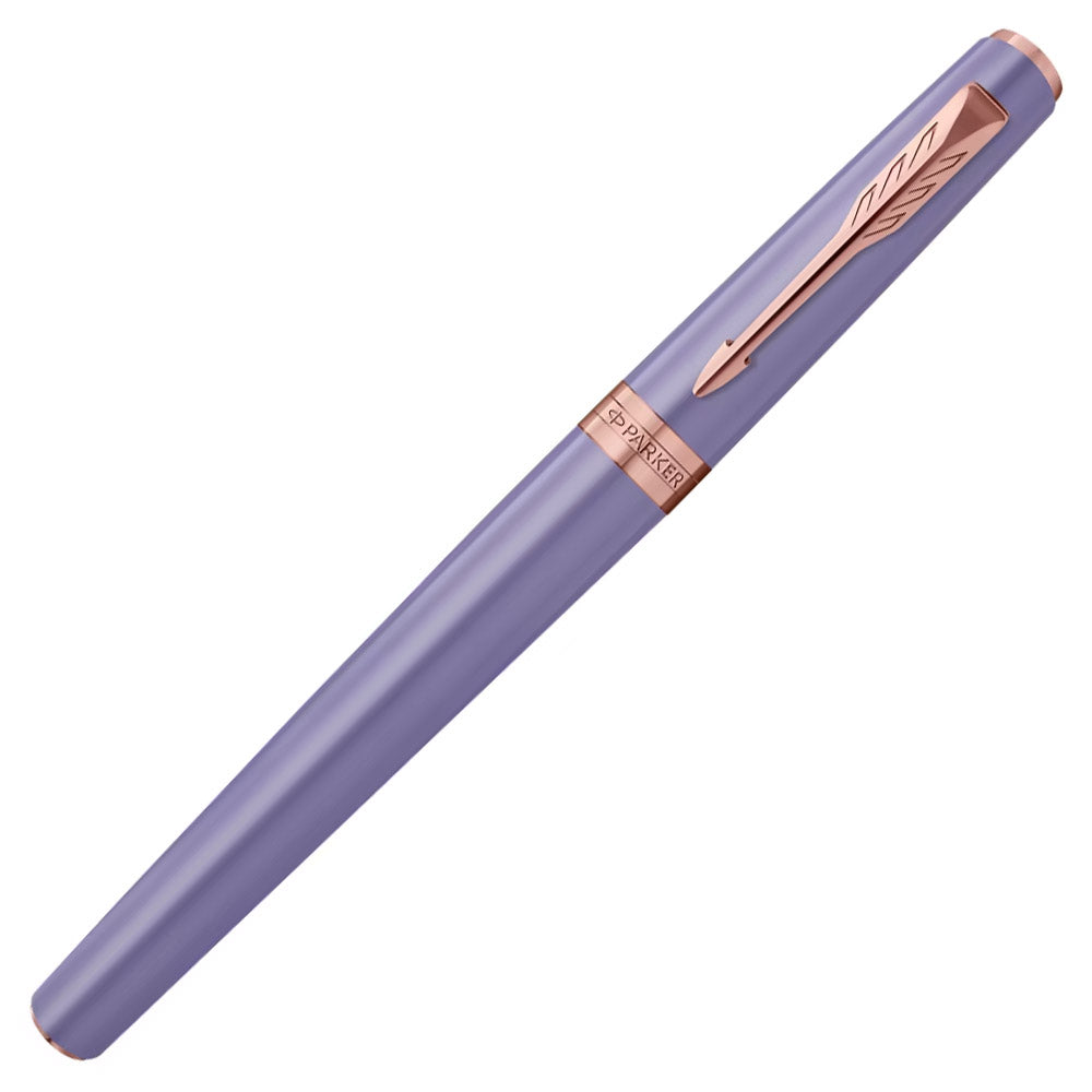 Parker Meridian Fountain Pen Lilac Lacquer with Rose Gold Trim