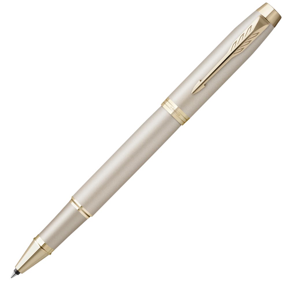 Parker IM Champagne Rollerball Pen by Parker at Cult Pens