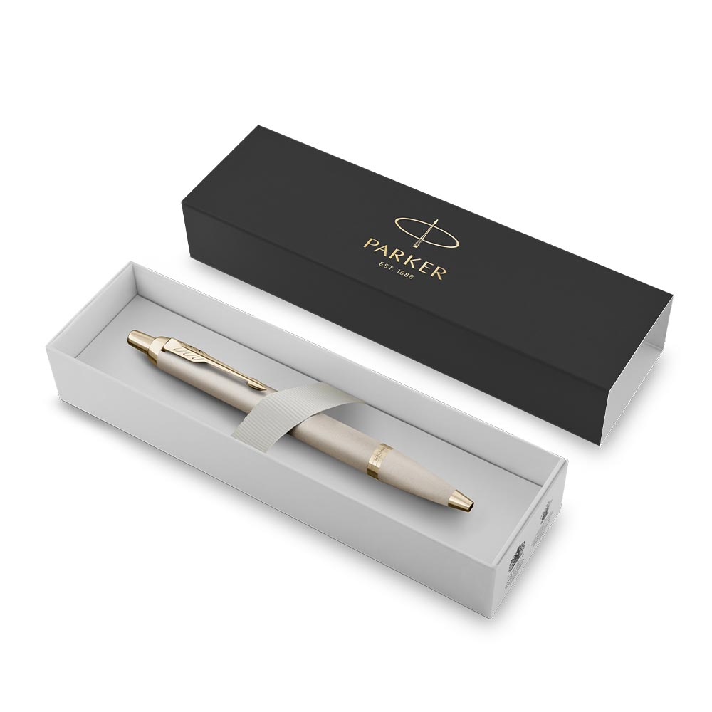 Parker IM Champagne Ballpoint Pen by Parker at Cult Pens