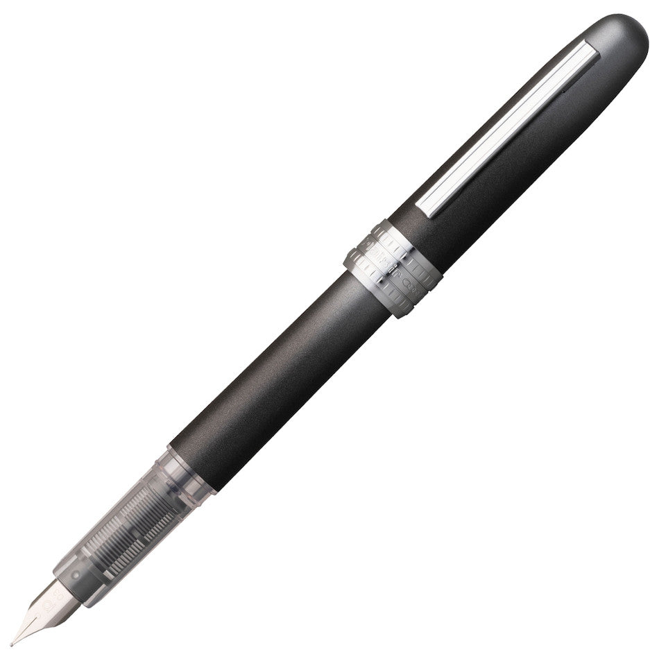 Platinum Plaisir Fountain Pen PGB-3000 Limited Edition Night Grey by Platinum at Cult Pens