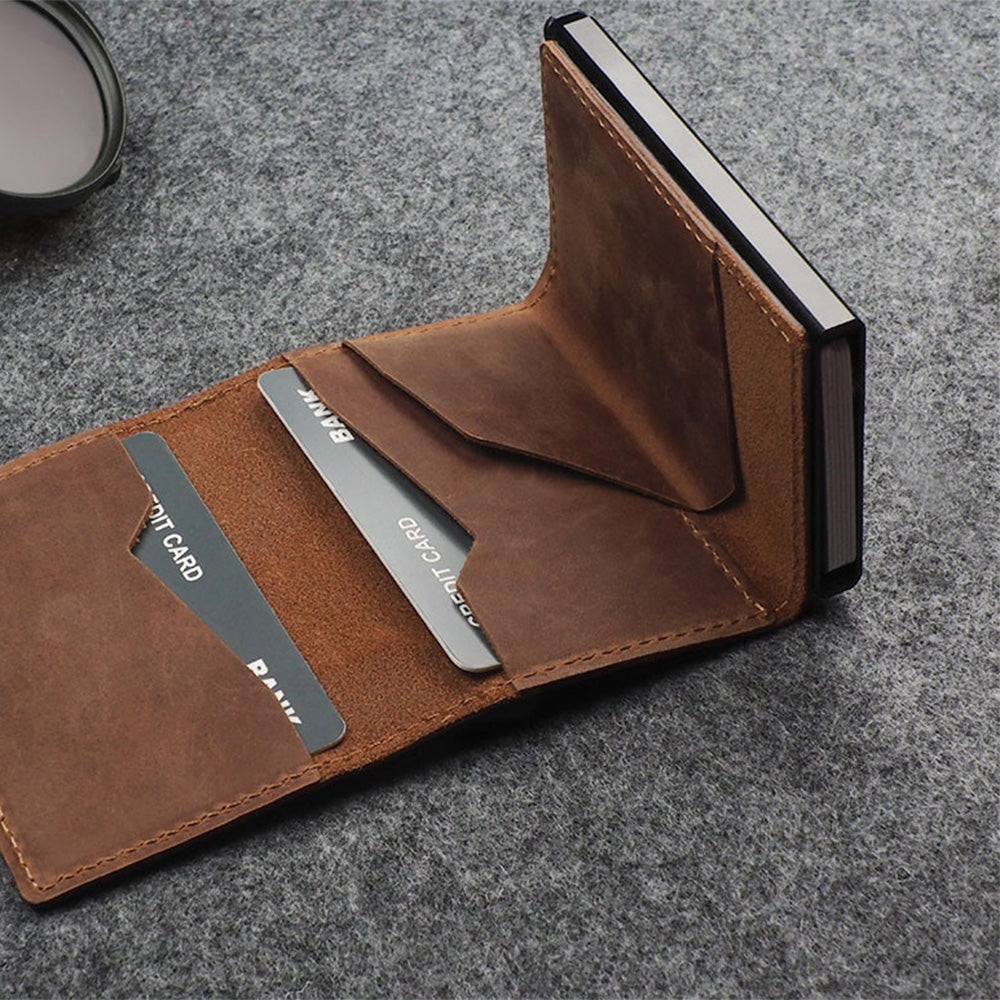 Hunter Wallet Pularys HIKER Hunter Leather RFID Wallet