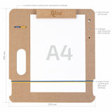 Rosa Studio A4 Sketchboard With Magnetic Clip