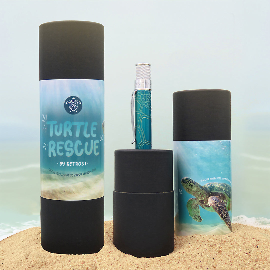 Retro 51 Tornado Rollerball Pen Sea Turtle Rescue