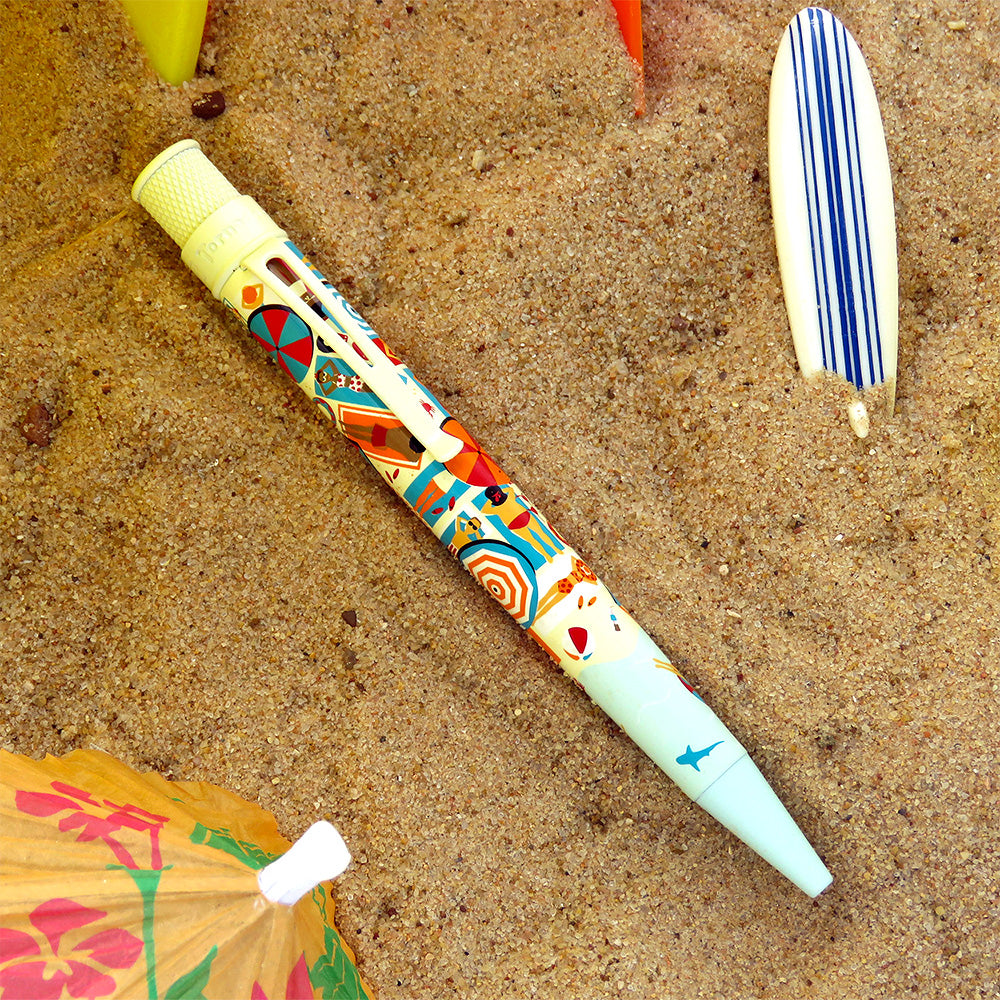 Retro 51 Tornado Popper Rollerball Pen Beachy Side Up Limited Edition