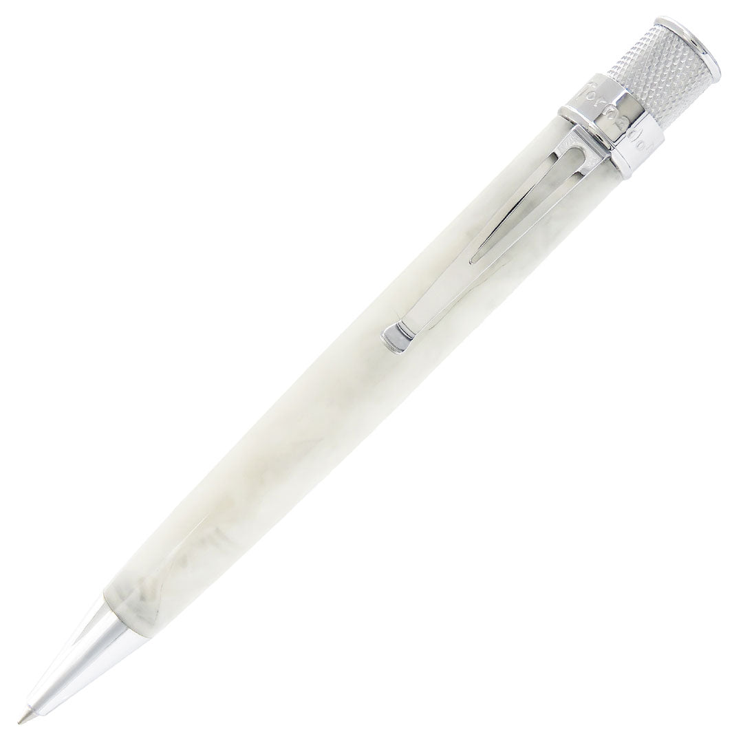Retro 51 R51 Vault Tornado Rollerball Acrylic Pen Opal White