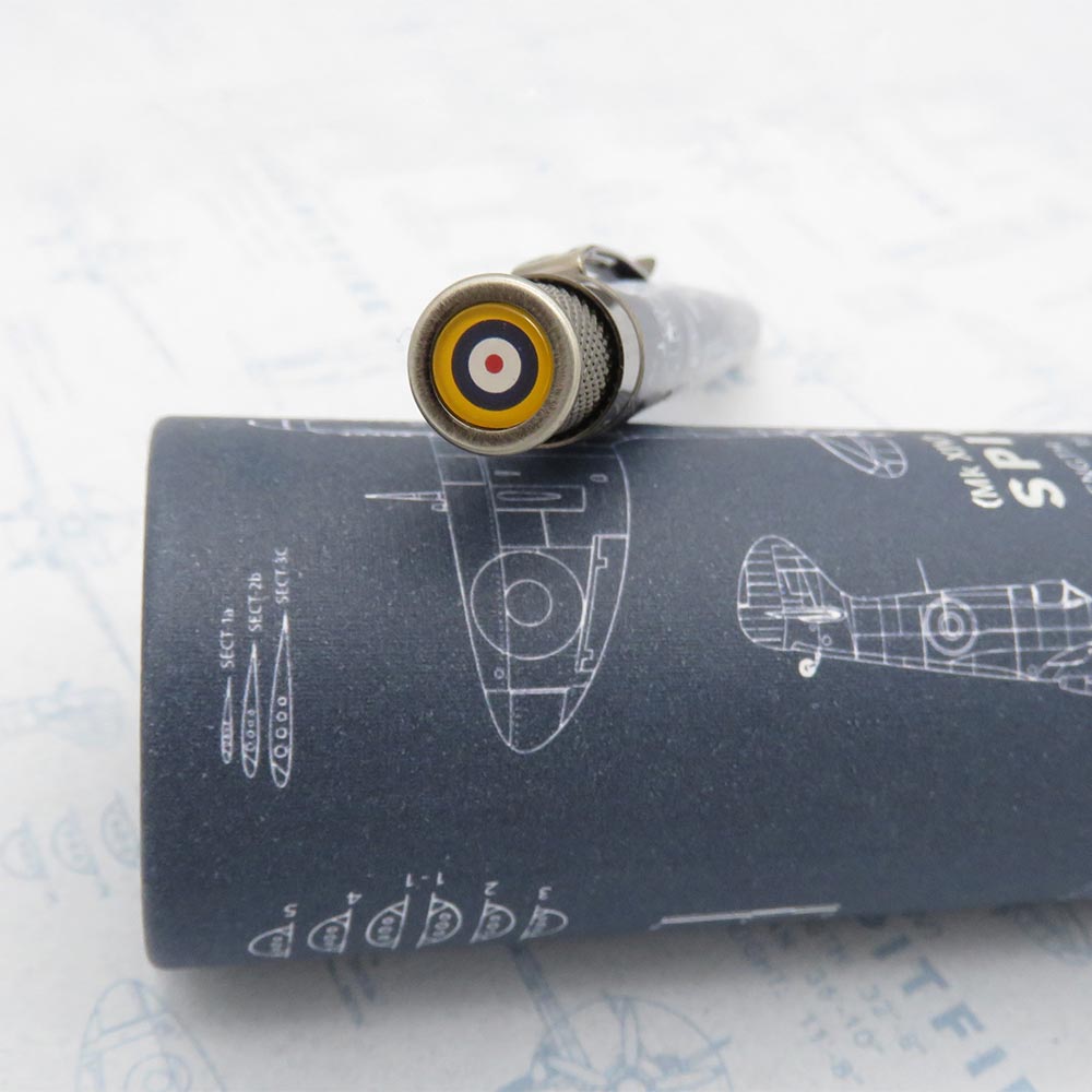 Retro 51 Tornado Rollerball Pen Imperial War Museum Spitfire Blueprint