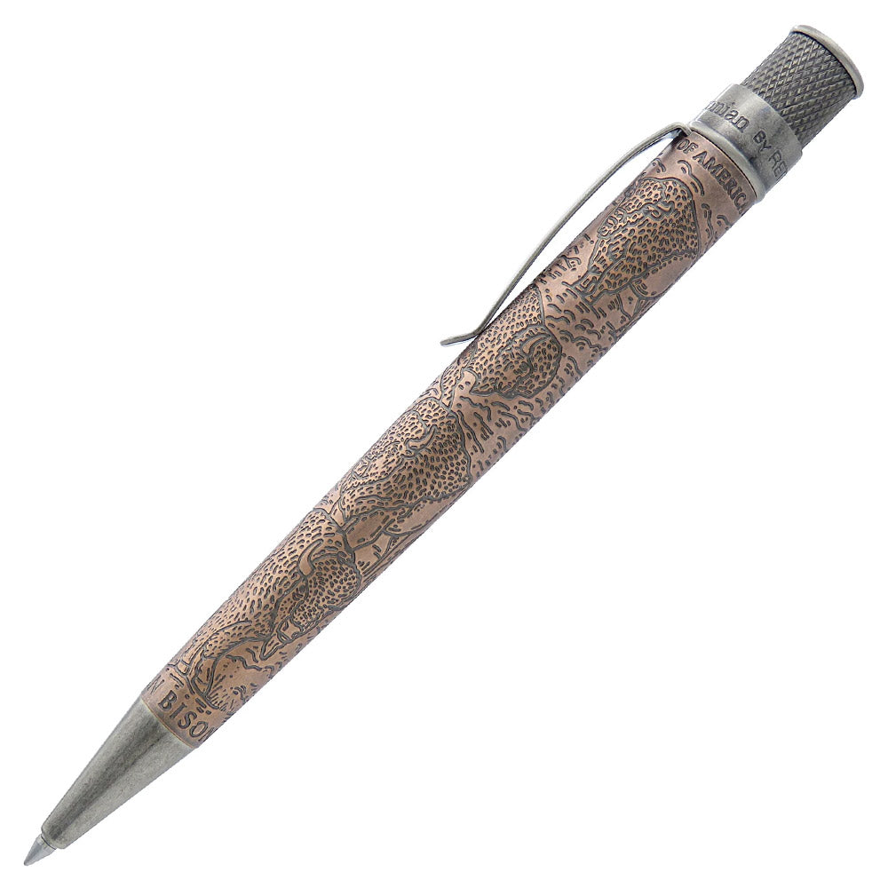 Retro 51 Smithsonian Rollerball Pen Bison: Standing Strong