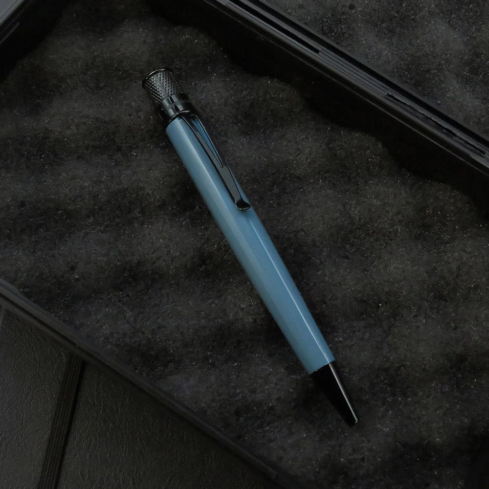 Retro 51 Tornado Stealth Lacquer Rollerball Pen Slate Blue