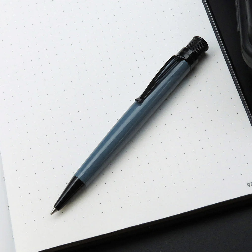 Retro 51 Tornado Stealth Lacquer Rollerball Pen Slate Blue
