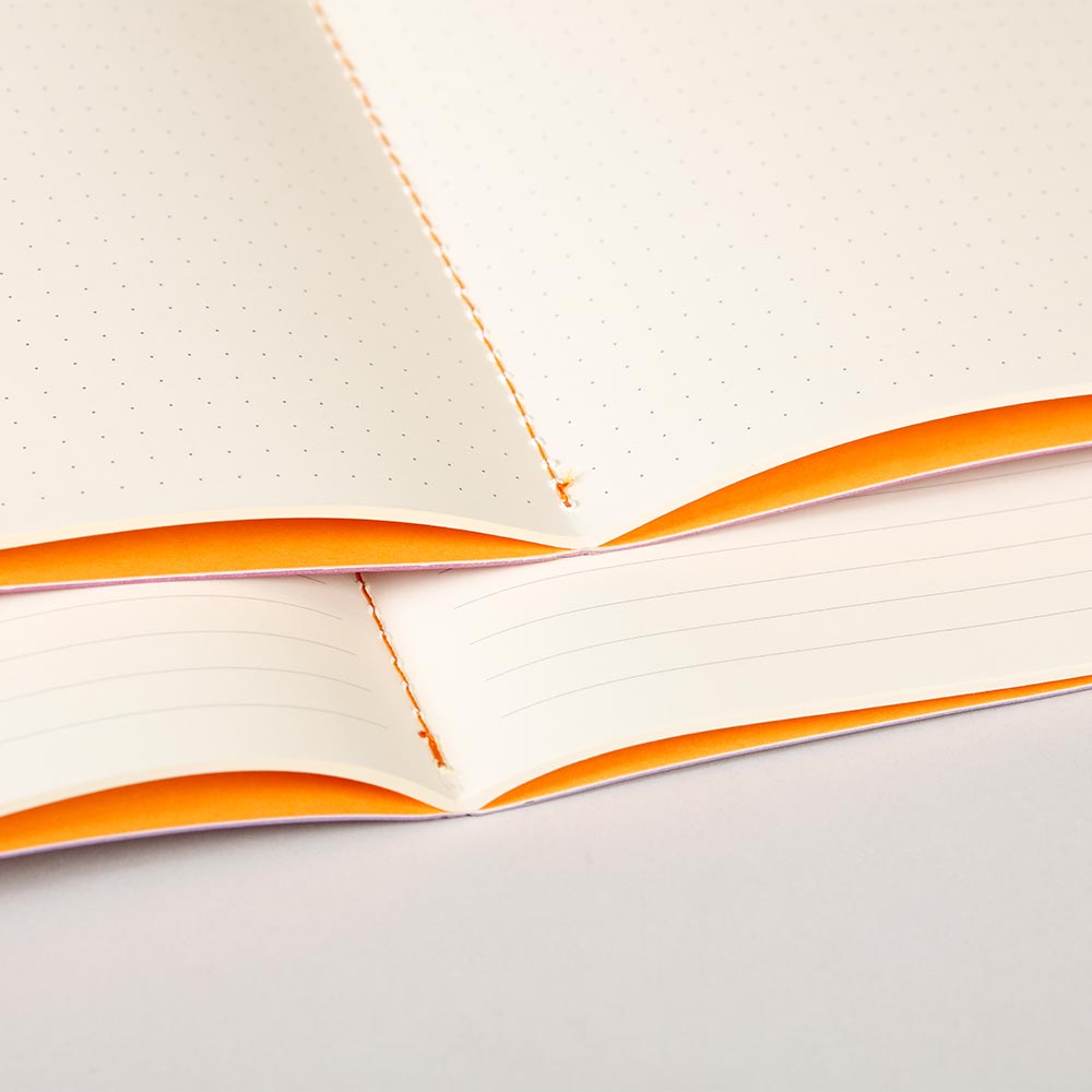 Rhodia Rhodiarama Sewn Spine Notebook Tangerine A5