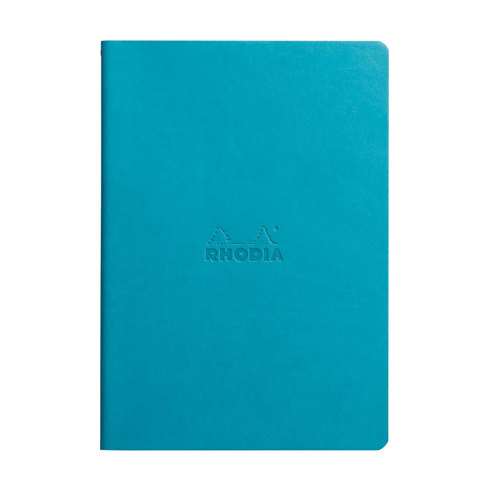 Rhodia Rhodiarama Sewn Spine Notebook Turquoise A5