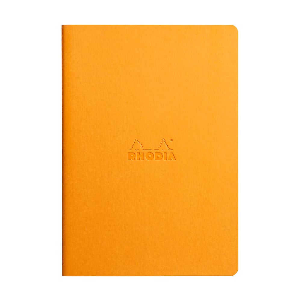 Rhodia Rhodiarama Sewn Spine Notebook Orange A5