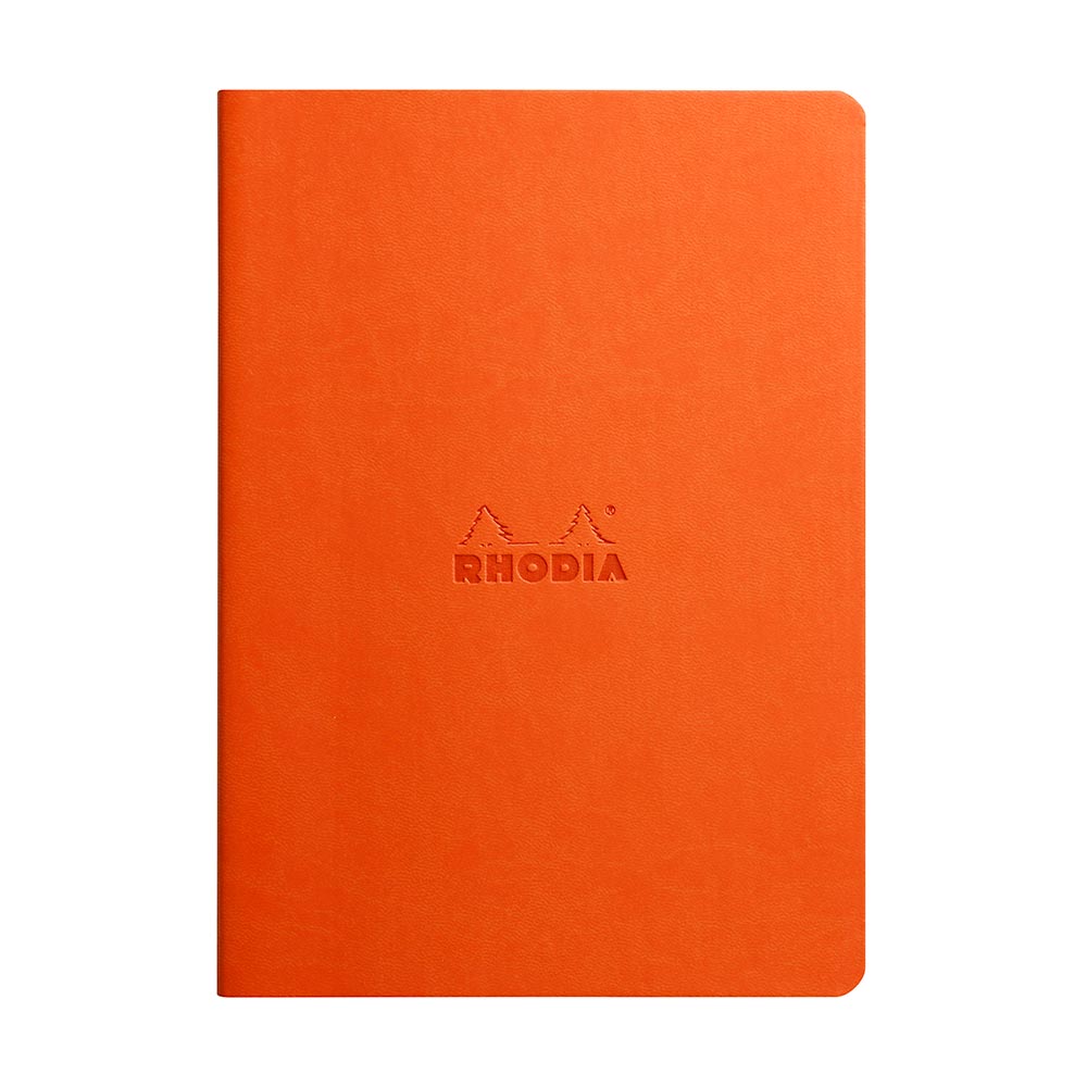 Rhodia Rhodiarama Sewn Spine Notebook Tangerine A5