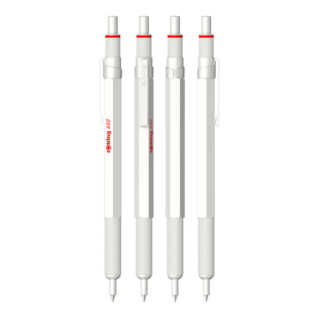 rotring 600 Ballpoint Pen Pearl White