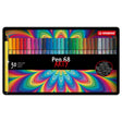 STABILO Pen 68 Metal Box Of 30 Assorted Colours Arty by Stabilo at Cult Pens