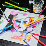 STABILO Aquacolor Metal Tin Of 24 Assorted Colours Arty by Stabilo at Cult Pens