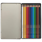 STABILO Original Metal Box Of 12 Assorted Colours by Stabilo at Cult Pens