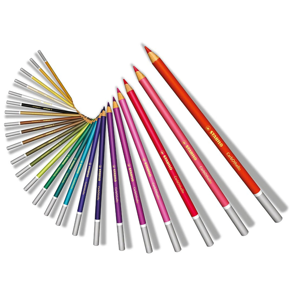 STABILO Carbothello Metal Box Of 36 Assorted Colours by Stabilo at Cult Pens