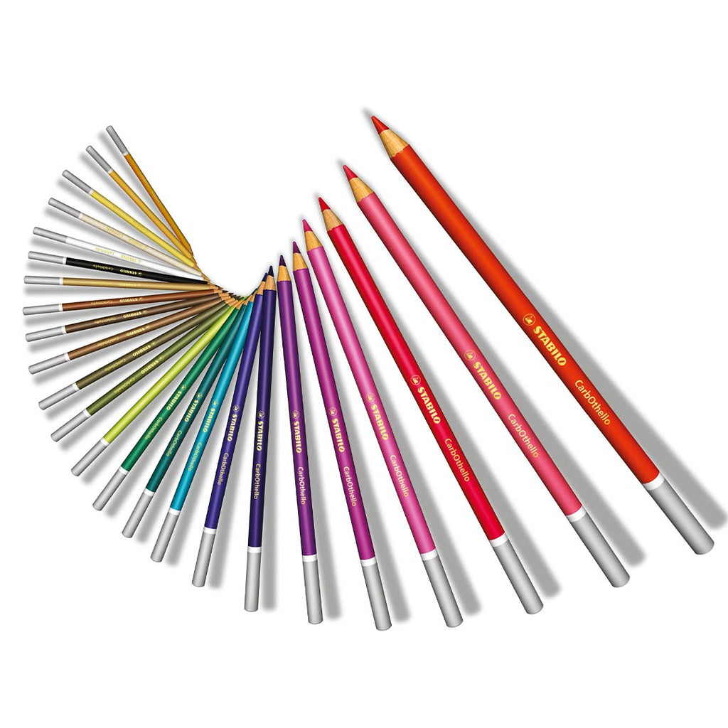 STABILO Carbothello Metal Box Of 48 Assorted Colours Arty 2023 by Stabilo at Cult Pens