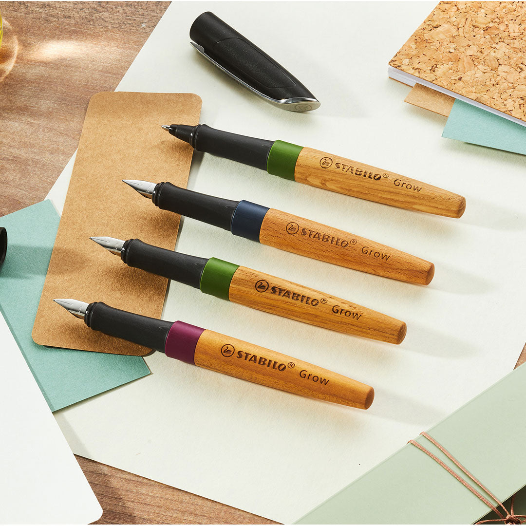 STABILO Grow Climate-Neutral Ballpoint Pen Oak