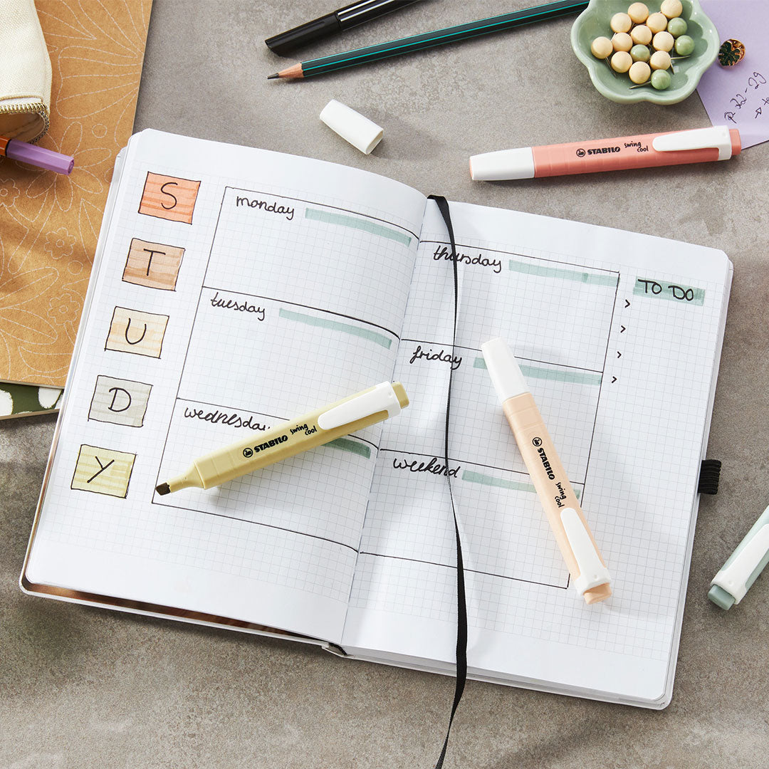 STABILO Swing Cool Highlighter NatureCOLORS Pack of 4