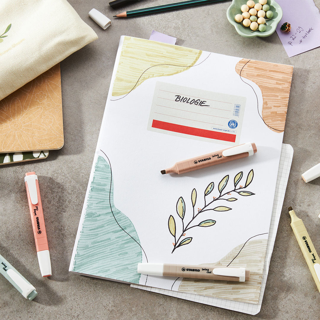 STABILO Swing Cool Highlighter NatureCOLORS Pack of 4