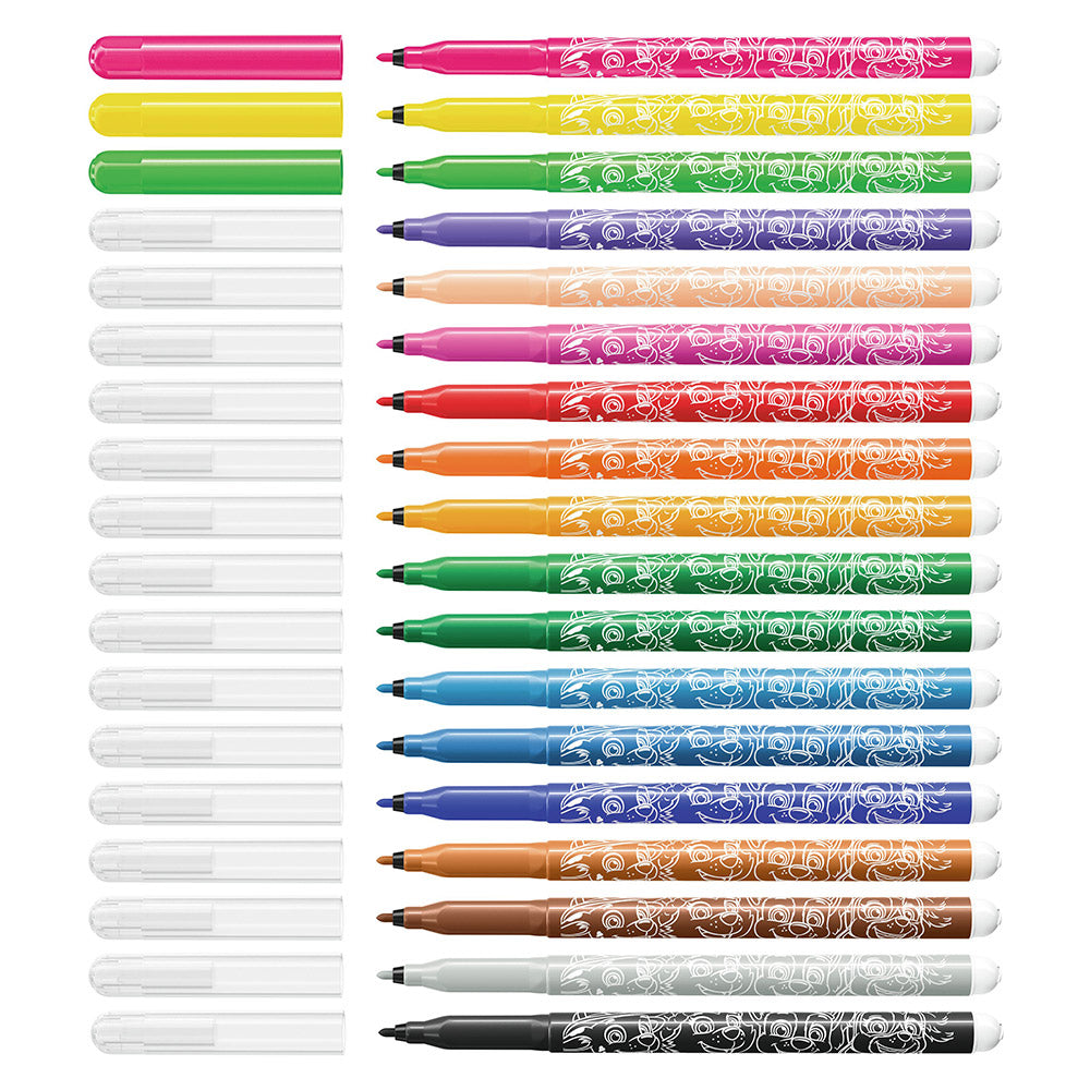 STABILO Trio A-Z PAW Patrol Fibre-Tip Pen Set of 18 Assorted Colours