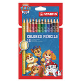 STABILO PAW Patrol Set of 12 Coloured Pencils Assorted Colours