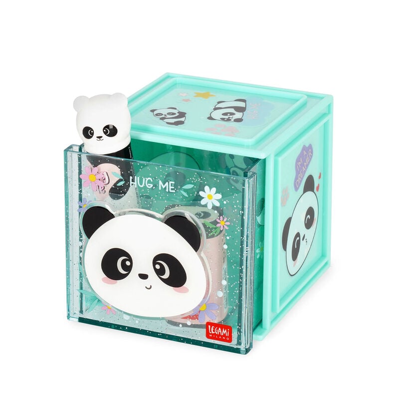 Legami Cutie Cube Stackable Organiser Panda