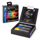 Staedtler Pigment Arts Brush Pen Set of 36