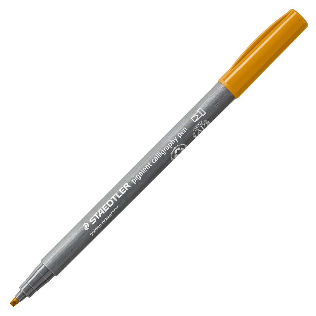 STAEDTLER 371 Pigment Brush Pens | Pigment Arts | Coloring Pen for Adults Fiber-Tip Coloring Pen | Medium-Sturdy Nylon Nib Nib (Pastel Wallet of 8 STAEDTLER 371 Pigment Brush Pens | Pigment Arts | Coloring Pen for Adults Fiber-Tip Coloring Pen | Medium-Sturdy Nylon Nib Nib (Pastel Wallet of 8