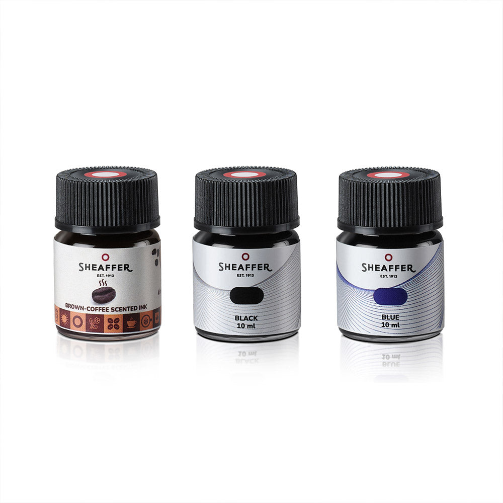Sheaffer 100 G9374 Fountain Pen and Ink Bottle Gift Set Coffee Edition