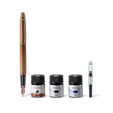 Sheaffer VFM G9428 Fountain Pen and Ink Bottle Gift Set Coffee Edition