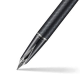 Sheaffer Legacy Chevron 9066 Fountain Pen Matte Black with PVD Gunmetal Inlaid Nib and Trims