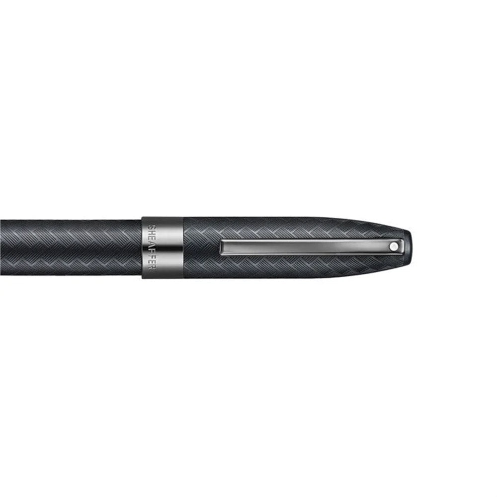Sheaffer Legacy Chevron 9066 Rollerball Pen Matte Black with PVD Gunmetal Trims
