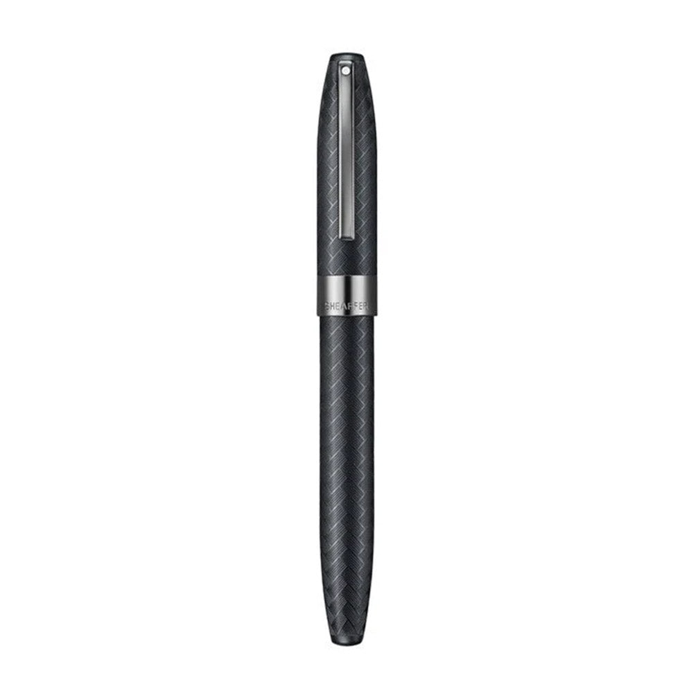 Sheaffer Legacy Chevron 9066 Rollerball Pen Matte Black with PVD Gunmetal Trims